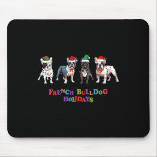 Bulldog Christmas2 Mousepad