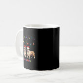 Bulldog Christmas3 Kaffeetasse (Vorderseite Links)