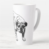 Bulldog Christmas Brew Milchtasse (Rechte Ecke)