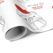 Bulldog Christmas Geschenkpapier (Rolleneckpunkt)