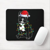 Bulldog Christmas Mousepad (Mit Mouse)