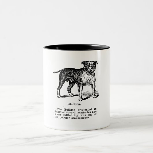 BULLDOG CLASSIC DOG BRET ZWEIFARBIGE TASSE (Mittel)