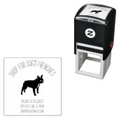 Bulldog cooler Schwarzer Permastempel (Beispiel)