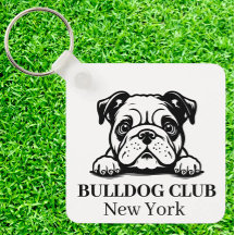 Bulldog Custom Club Thema Schlüsselanhänger