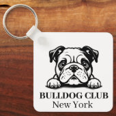 Bulldog Custom Club Thema Schlüsselanhänger (Vorderseite)