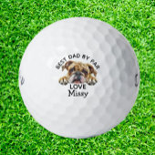 Bulldog Customize Gift Vater Golfball