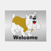 Bulldog Design Fußmatte (Vorderseite)