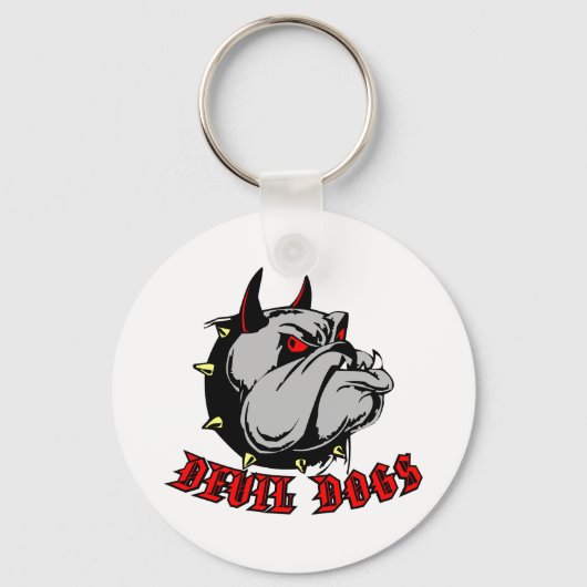 Bulldog Devil Dogs Schlüsselanhänger (Vorderseite)