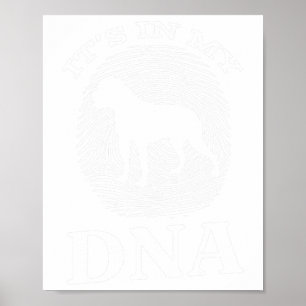 Bulldog-DNA I Fingerabdruck American Bulldog Poster