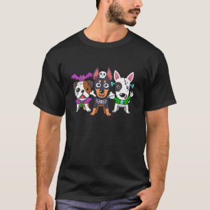 Bulldog Doberman Bull Terrier Halloween Kostüm Do T-Shirt