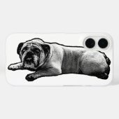 Bulldog Dot Guard Case-Mate iPhone Hülle (Rückseite (Horizontal))
