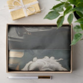 Bulldog Dreadlock Duke Decoupage Seidenpapier (Geschenk)