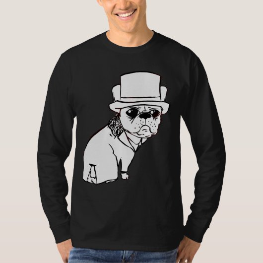 Bulldog-Duke-Kontur T-Shirt (Vorderseite)