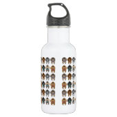 Bulldog Edelstahlflasche (Rückseite)