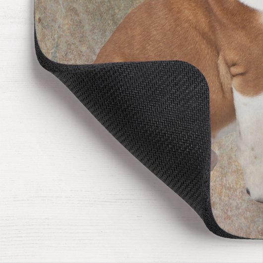 Bulldog / Ehefrau Mousepad (Ecke)