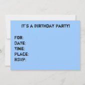 Bulldog - Einladungen zum Geburtstag (Rückseite)