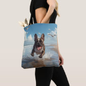 Bulldog Elegante Schultertasche Tasche (Von Nahem)