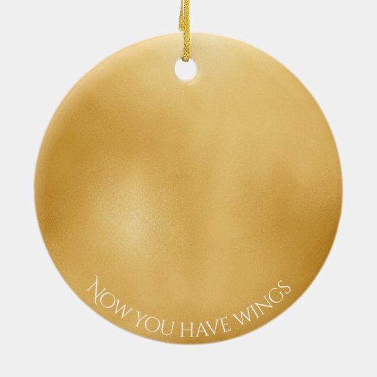 Bulldog Fagel Personalisiert Keramik Ornament (Hinten)