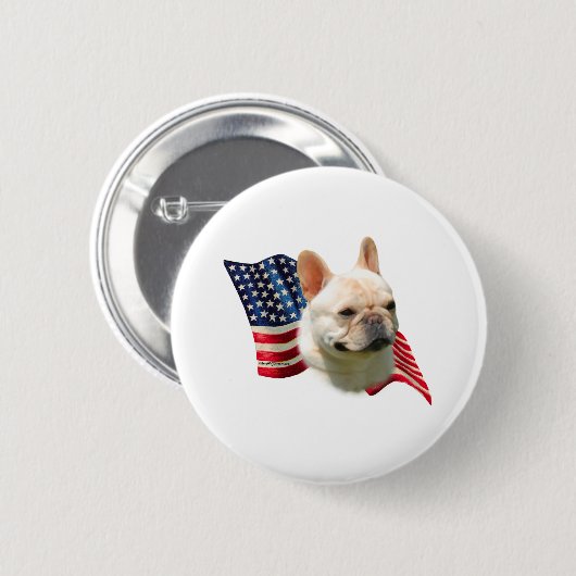 Bulldog-Fahne Button (Vorne & Hinten)