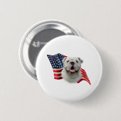 Bulldog-Fahne Button (Vorne & Hinten)