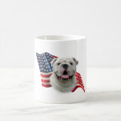 Bulldog-Fahne Kaffeetasse (Mittel)