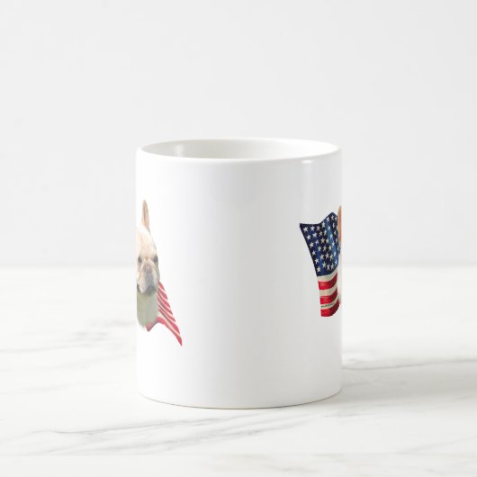 Bulldog-Fahne Kaffeetasse (Mittel)
