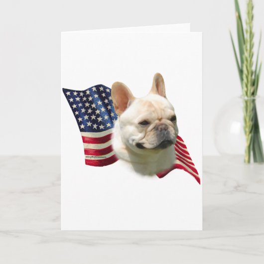 Bulldog-Fahne Karte (Vorderseite)