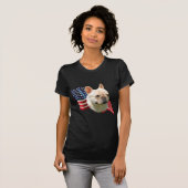 Bulldog-Fahne T-Shirt (Vorne ganz)