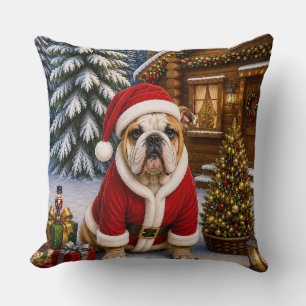 Bulldog-Feiertag  Kissen