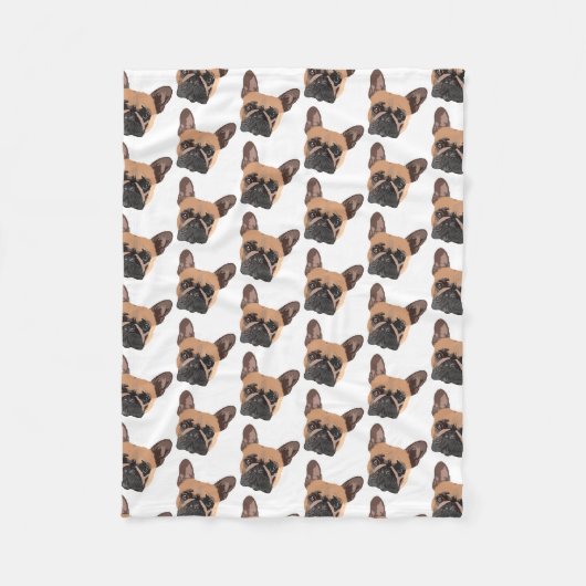 Bulldog Fleece Blanket (Vorderseite)