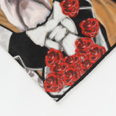 Bulldog Fleecedecke (Ecke)