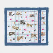 Bulldog Fleecedecke (Vorderseite (Horizontal))