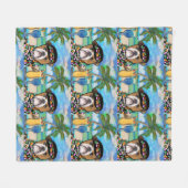 Bulldog Fleecedecke (Vorderseite (Horizontal))