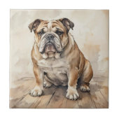 Bulldog Fliese (Vorderseite)