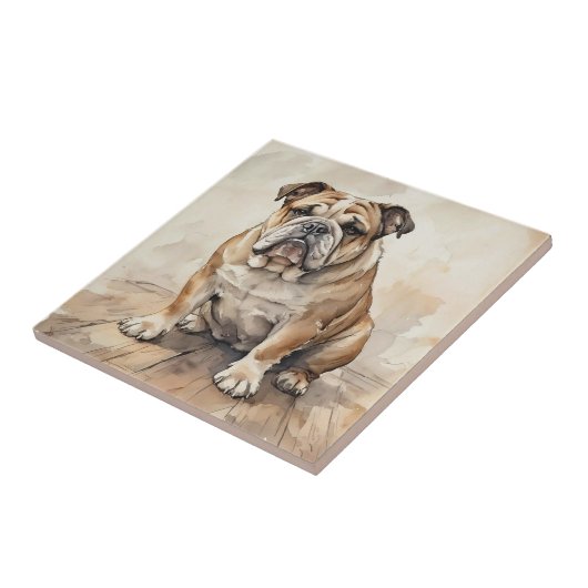 Bulldog Fliese (Seite)