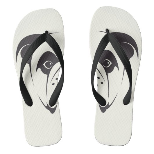 Bulldog-Flip-Flops Badesandalen (Fußbett)