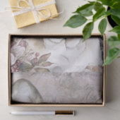 Bulldog-Floral-Hund Seidenpapier (Geschenk)