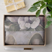 Bulldog-Floral-Hund Seidenpapier (Geschenk)