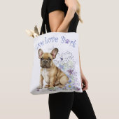 Bulldog Floral Tasche (Von Nahem)