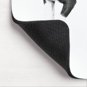 Bulldog-Fokus, Stete Kunst Mousepad (Ecke)