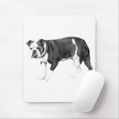 Bulldog-Fokus, Stete Kunst Mousepad (Mit Mouse)