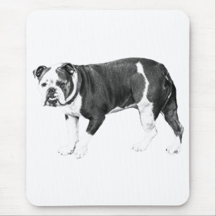 Bulldog-Fokus, Stete Kunst Mousepad