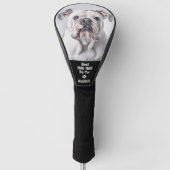 Bulldog-Foto für Haustiere Personalisiert Golf Headcover (Vorderseite)