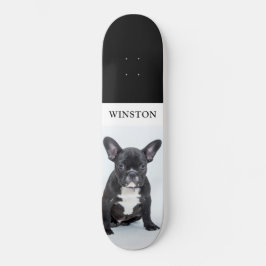 Bulldog-Foto Skateboard