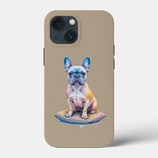 Bulldog Francés Colorido y Artístico Case-Mate iPhone Hülle (Rückseite)
