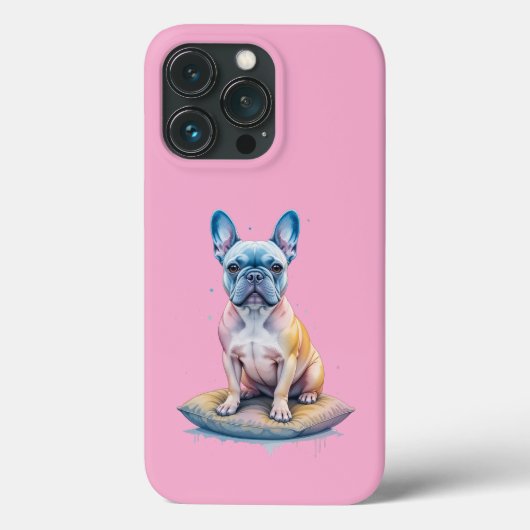Bulldog Francés Colorido y Artístico Case-Mate iPhone Hülle (Rückseite)
