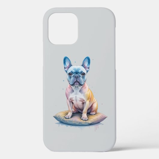 Bulldog Francés Colorido y Artístico Case-Mate iPhone Hülle (Rückseite)