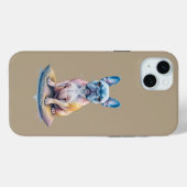 Bulldog Francés Colorido y Artístico Case-Mate iPhone Hülle (Rückseite (Horizontal))