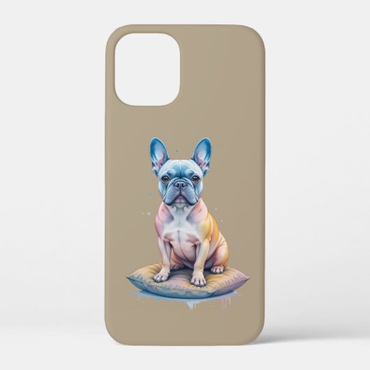 Bulldog Francés Colorido y Artístico Case-Mate iPhone Hülle (Rückseite)