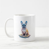 Bulldog Francés Colorido y Artístico Kaffeetasse (Links)
